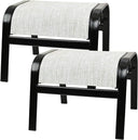 Outdoor Ottoman Footrest Set of 2