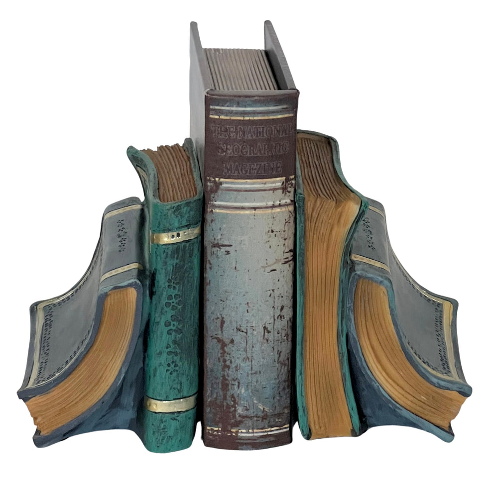 Decorative Non-Skid Heavy Duty Bookends 6 Inch