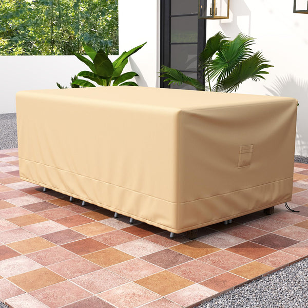 Waterproof Patio Table & Chair Set Cover with Air Vent
