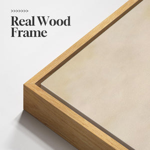 Framed Square Abstract Wall Art 24x24 Inch