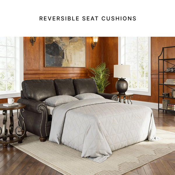Queen Sofa Sleeper with Memory Foam Mattress
