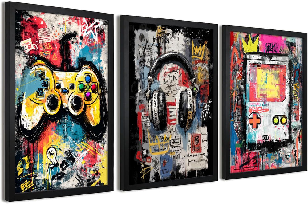 Gaming Wall Art Canvas Set – Framed & Poster Prints