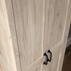 Tall 2-Door Storage Cabinet with Adjustable Shelves