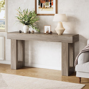 63-Inch Console Table for Entryway, Sofa Table, Hallway & Living Room