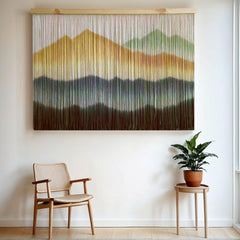 Extra Large Macrame Wall Hanging Dip-Dyed Tapestry