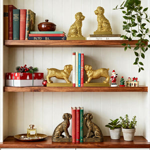 Bulldog Bookends Set of 2