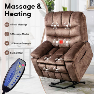 Power Lift Recliner Chair with Massage & Heating