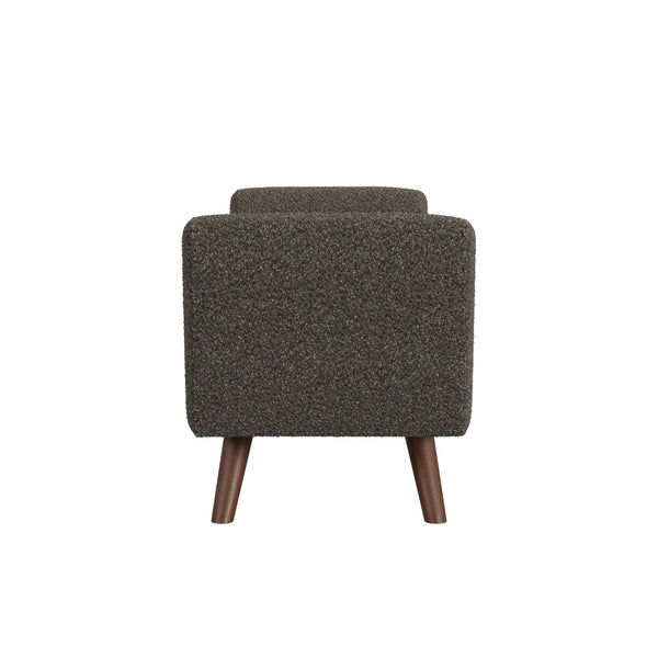 Modern Storage Bench with Wood Legs