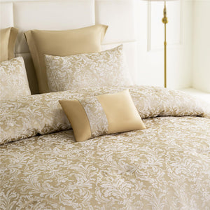 6-Piece Jacquard Comforter Set – All-Season Bedding with Euro Shams & Throw Pillow