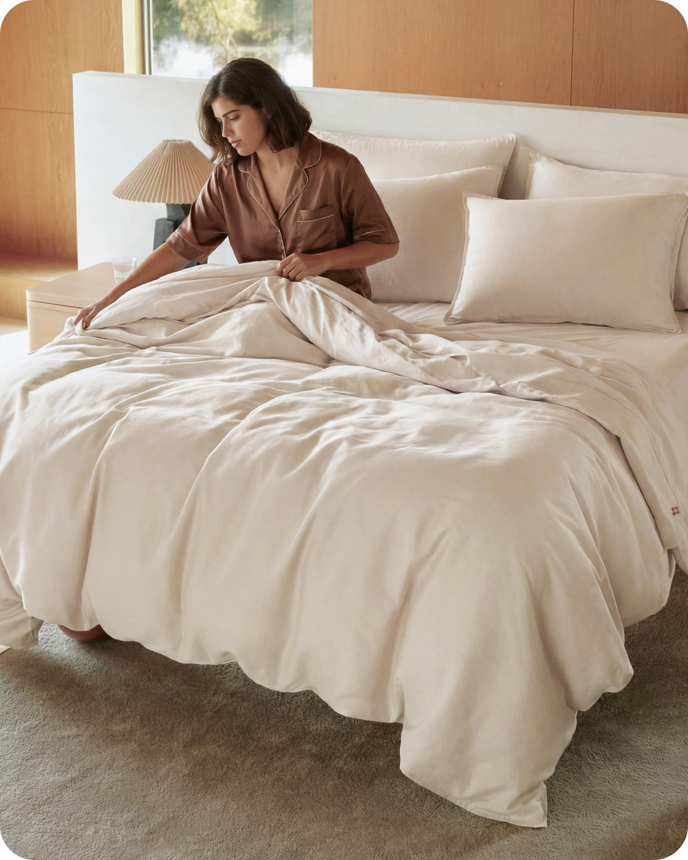 Organic Cotton Duvet Cover Set – Queen & King