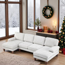 U-Shaped Sectional Couch with Dual Chaise