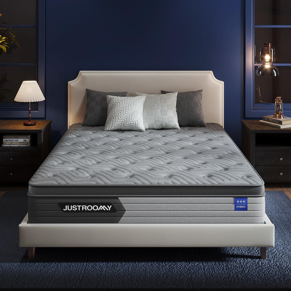 Firm Hybrid Mattress with Cooling Ice Silk & Pocket Springs – Queen & King