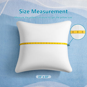 Memory Foam Throw Pillow Inserts – Square Accent Cushion (Pack of 4)