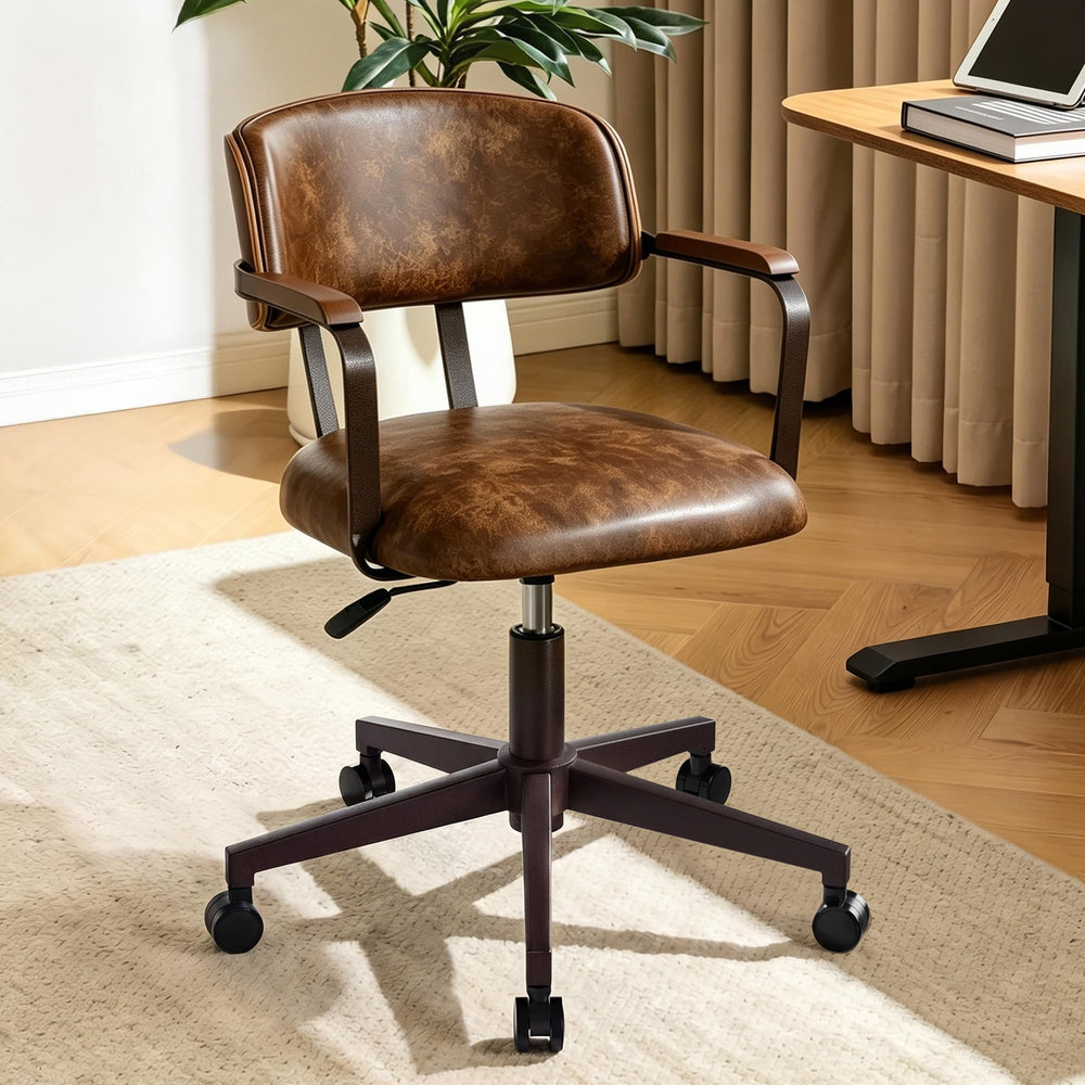 Mid-Century Modern Swivel Office Chair