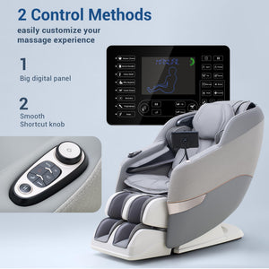 Full Body Massage Chair with Flexible SL Track and Zero Gravity