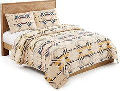 White Sands Cotton Quilt Bedding Set with Shams