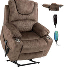 Oversized Power Lift Recliner Chair with Massage & Heat