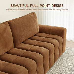 Modern 3-Seater Chenille Sofa Couch