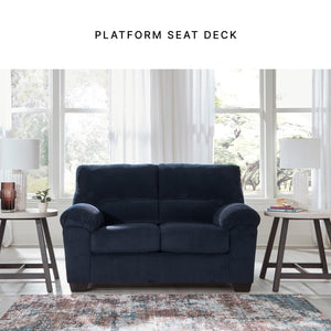 Corduroy Loveseat – Contemporary 2-Seat Sofa