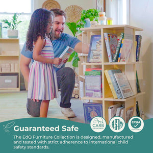 360° Rotating Kids Bookshelf