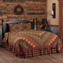 King Quilt Set – Farmhouse Country Patchwork, 3-Piece