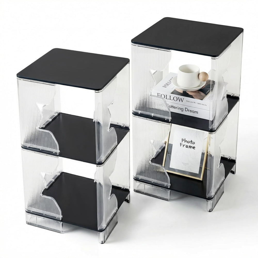 End Tables Set of 2 – 3-Tier Side Table
