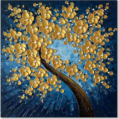 3D Hand-Painted White Floral Canvas Wall Art – Framed, 28x40 Inch