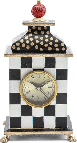 Royal Check Desk Clock