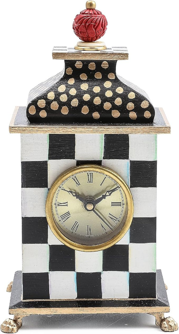 Royal Check Desk Clock