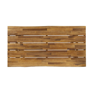 Outdoor Acacia Wood Coffee Table – Sandblast Teak Finish