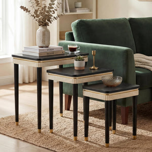 Mid-Century Modern Nesting Tables Set of 3