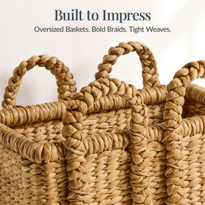 3-Piece Woven Storage Basket Set