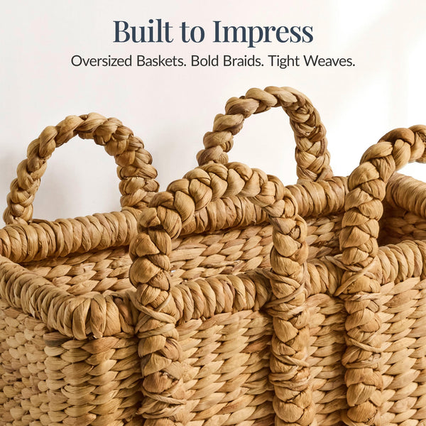 3-Piece Woven Storage Basket Set
