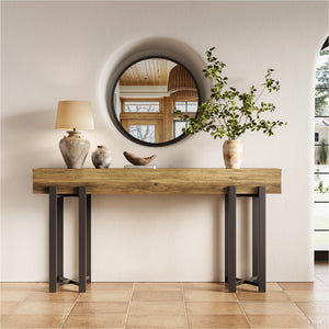 63-Inch Industrial Console Table