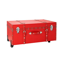 Wheeled Storage Trunk – Red