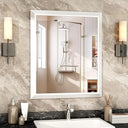 Metal Frame Rectangle Wall Mirror 36x30 Inch
