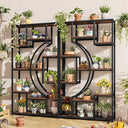 Geometric Bookshelf Set of 2 – 70.8" Tall, 79" Wide, 18 Open Shelves