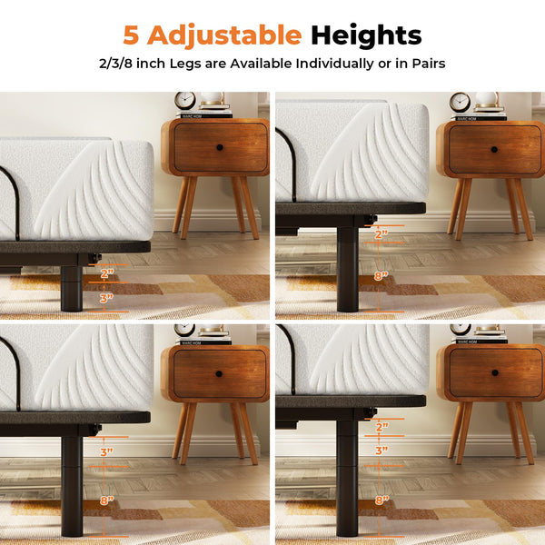 Queen Adjustable Bed Frame with Head & Foot Incline