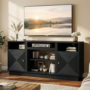 Mid-Century Modern TV Stand with Storage