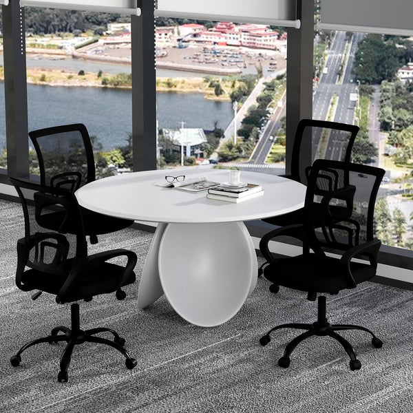 Mesh Office Chair Set, Ergonomic, Height Adjustable, 360° Swivel