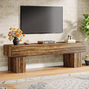 63-Inch Farmhouse TV Stand with Media Console Storage