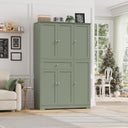 68" Tall Kitchen Pantry Storage Cabinet with Doors & Shelves