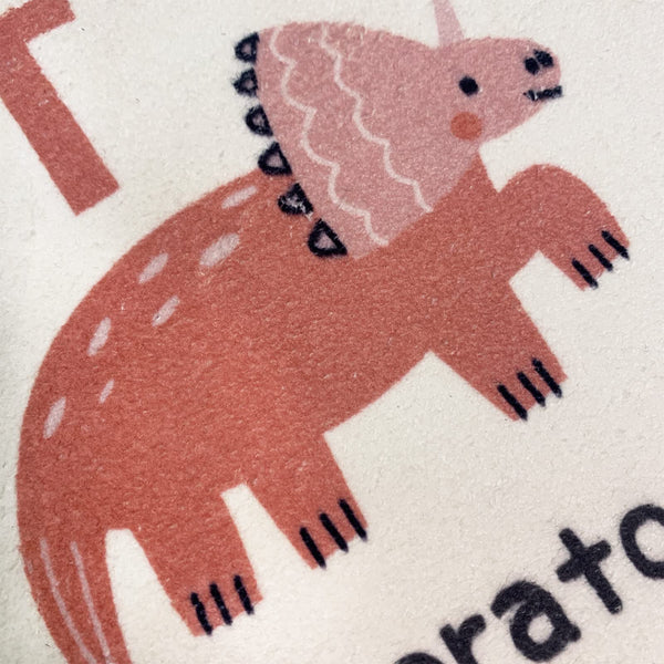Dinosaur Alphabet Kids Area Rug