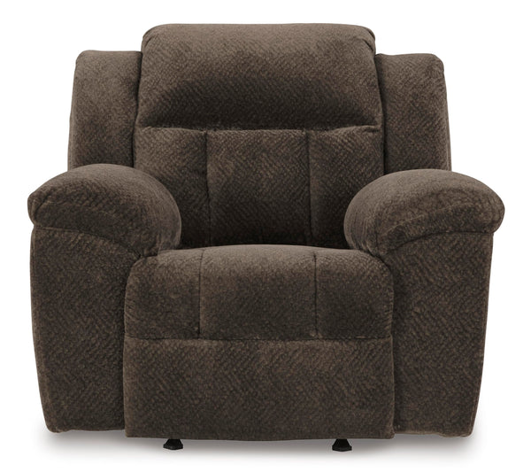Manual Rocker Recliner with Pillow-Top Arms
