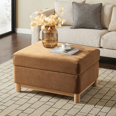 Reversible Lid Storage Ottoman Coffee Table