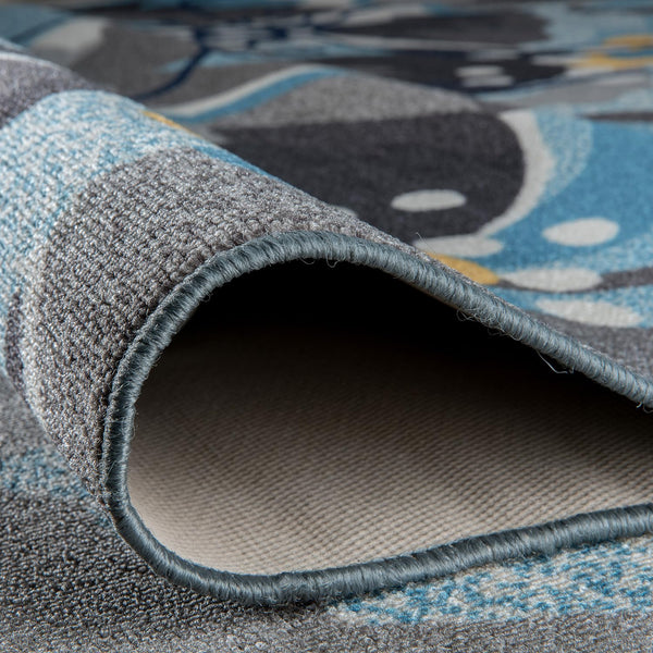 12x15 Floral Nylon Area Rug – Non-Slip, Fade Resistant, Rectangular