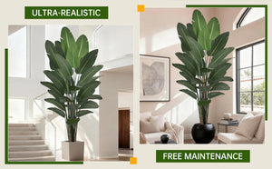 Artificial Bird of Paradise Tree with Banana Leaves – 6ft 7ft 8ft 9ft