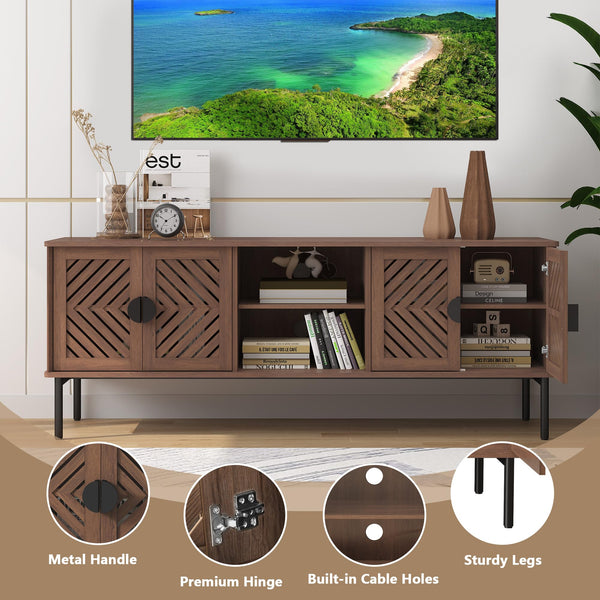 63" TV Stand with Storage