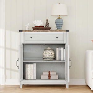 Farmhouse Buffet Sideboard Cabinet with Drawer