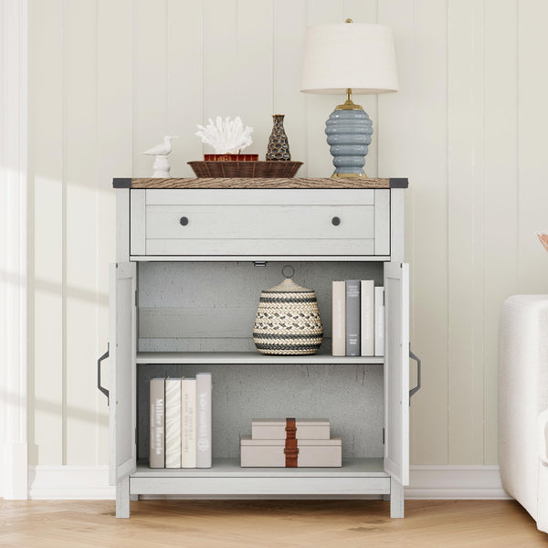 Farmhouse Buffet Sideboard Cabinet with Drawer